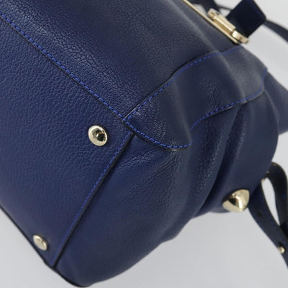 Chloe Bridget Convertible Satchel Leather, NAVY, LEATHER, Handbag