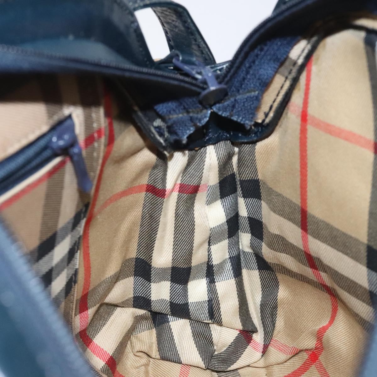 Burberry Vintage Shoulder Bag Canvas, NAVY, CANVAS, Shoulder bag