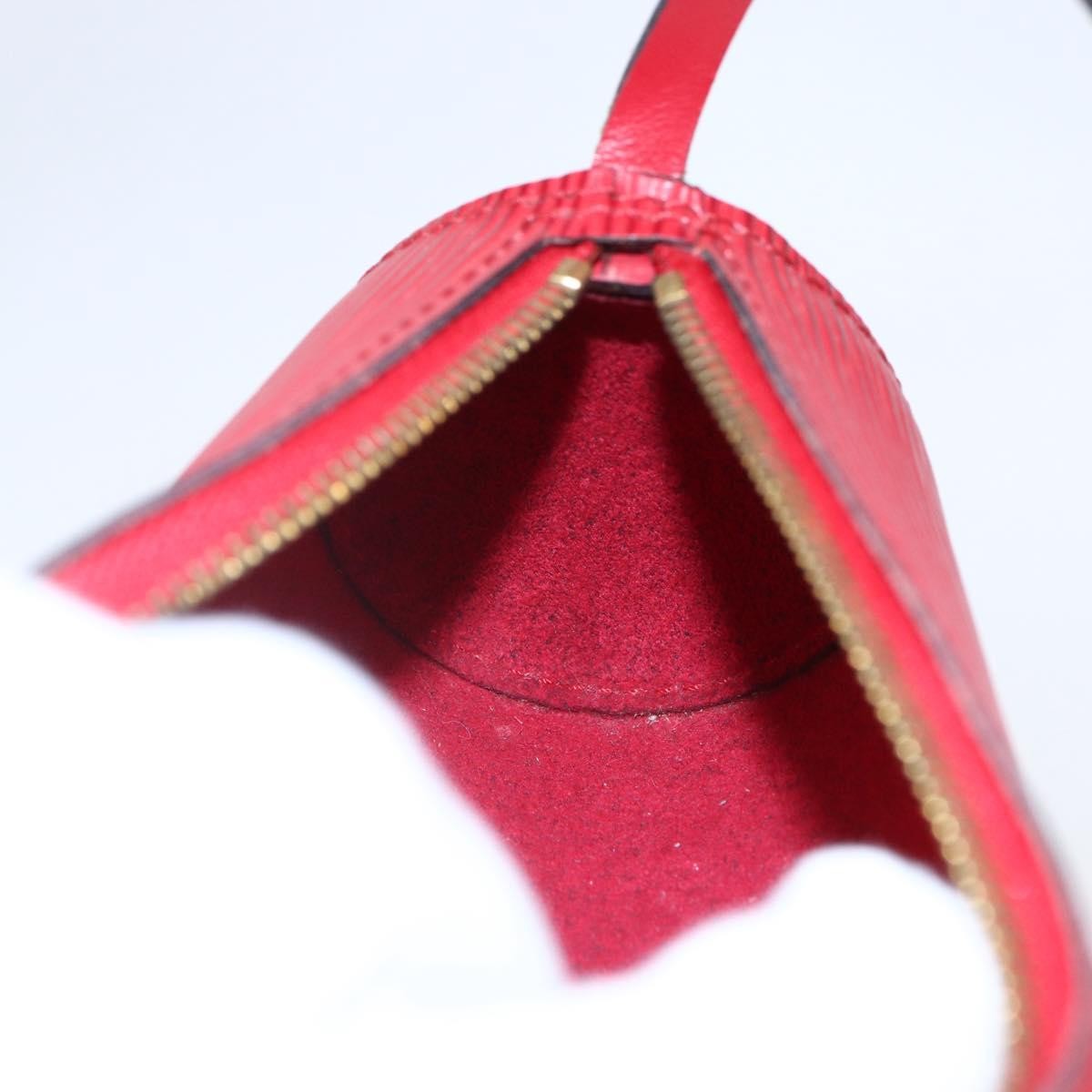 Louis Vuitton Soufflot Pochette Epi Leather, RED, LEATHER, Clutche & pouche