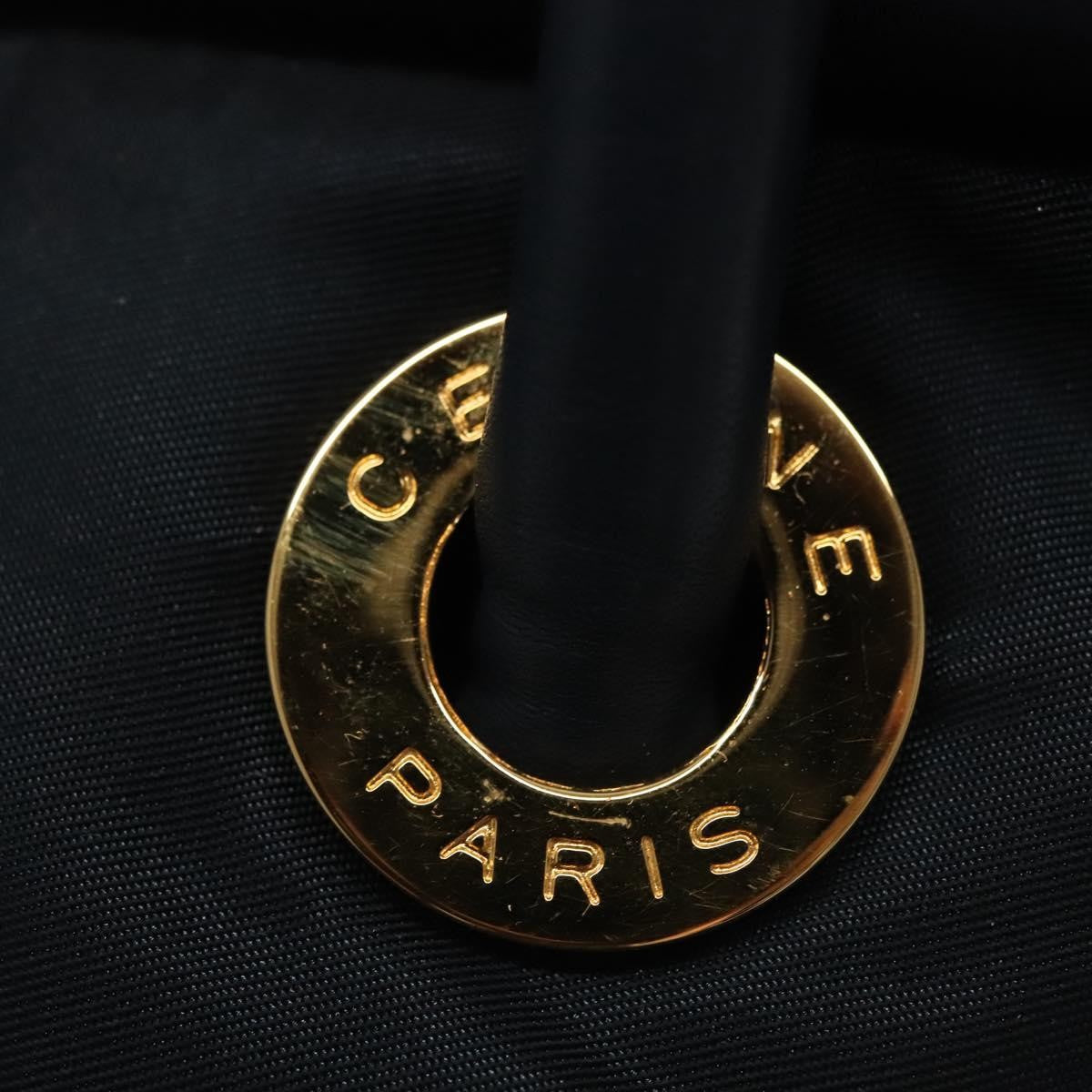 Celine Handbag Nylon, NAVY, NYLON, Handbag