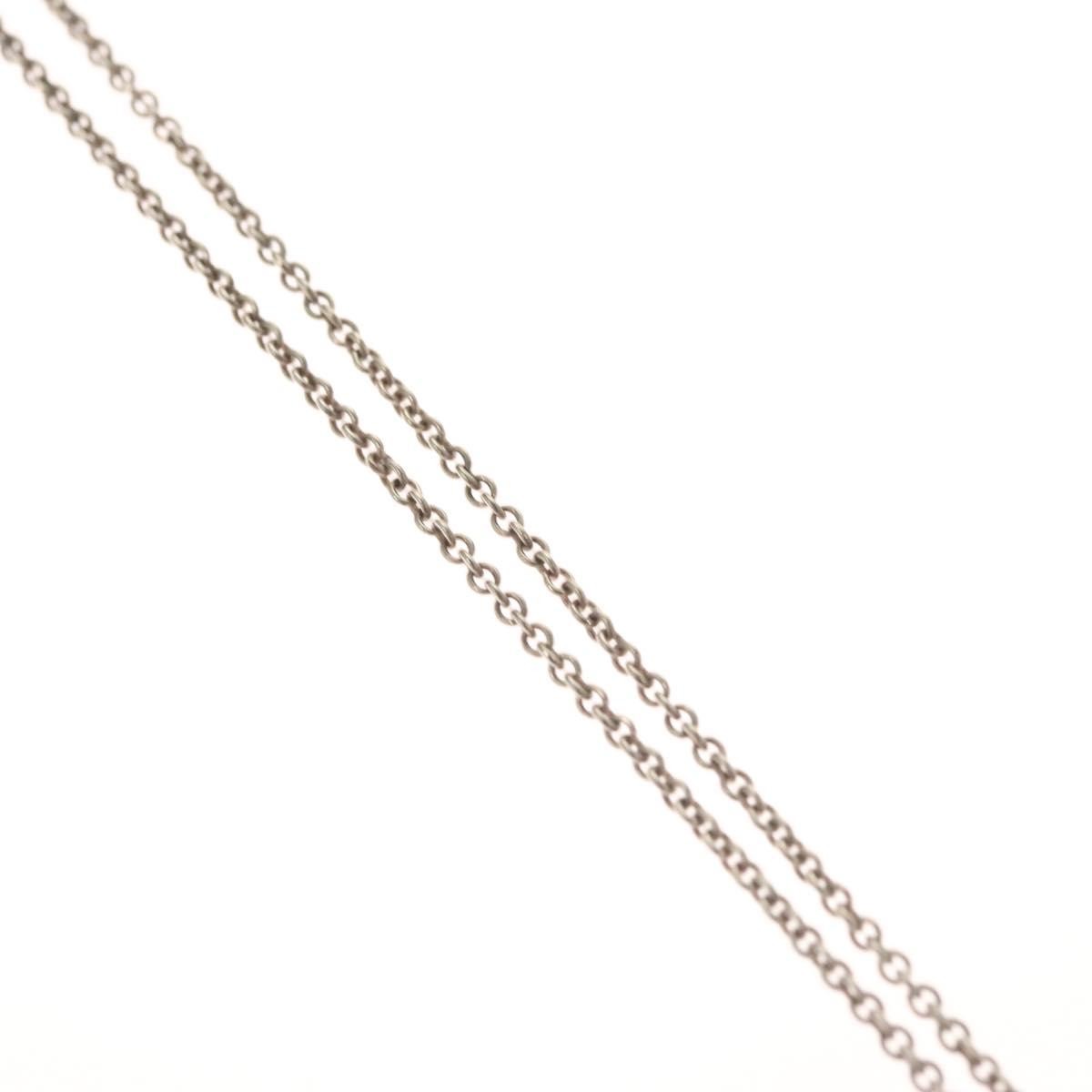 Tiffany & Co. Elsa Peretti Open Heart Pendant Necklace Sterling Silver, SILVER, SILVER, Necklace