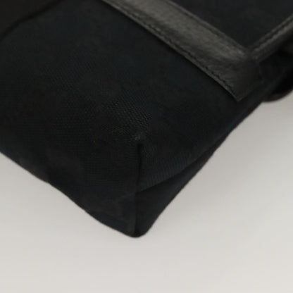 Gucci Buckle Belt Bag GG Canvas, Black, Canvas, Belt