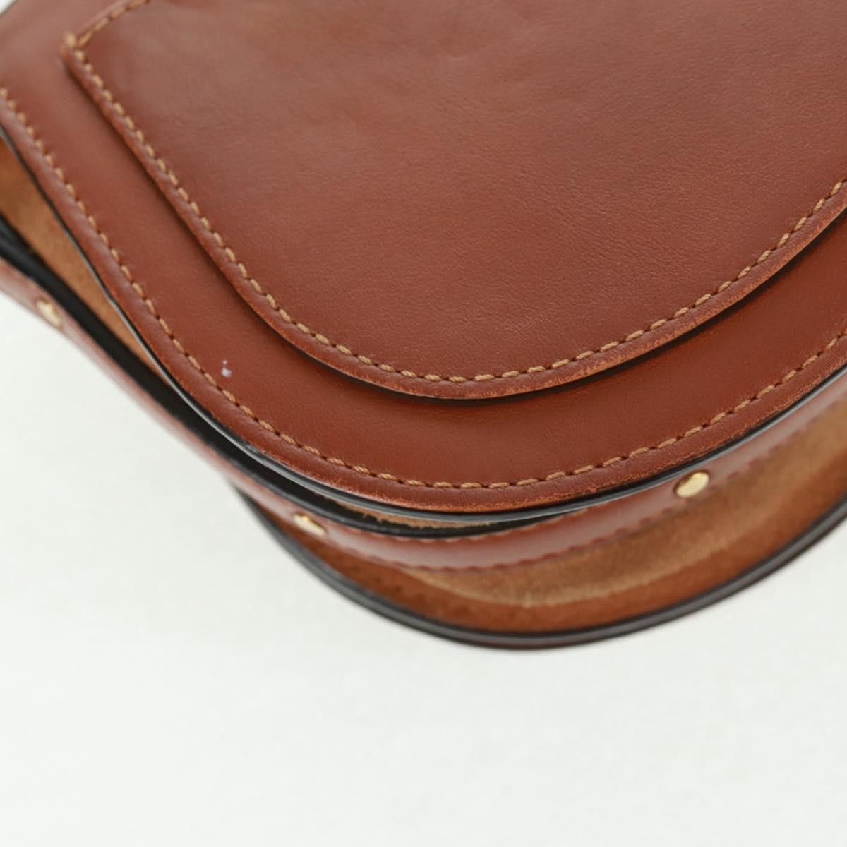 Chloe Nile Crossbody Bag Leather, BROWN, LEATHER, Handbag