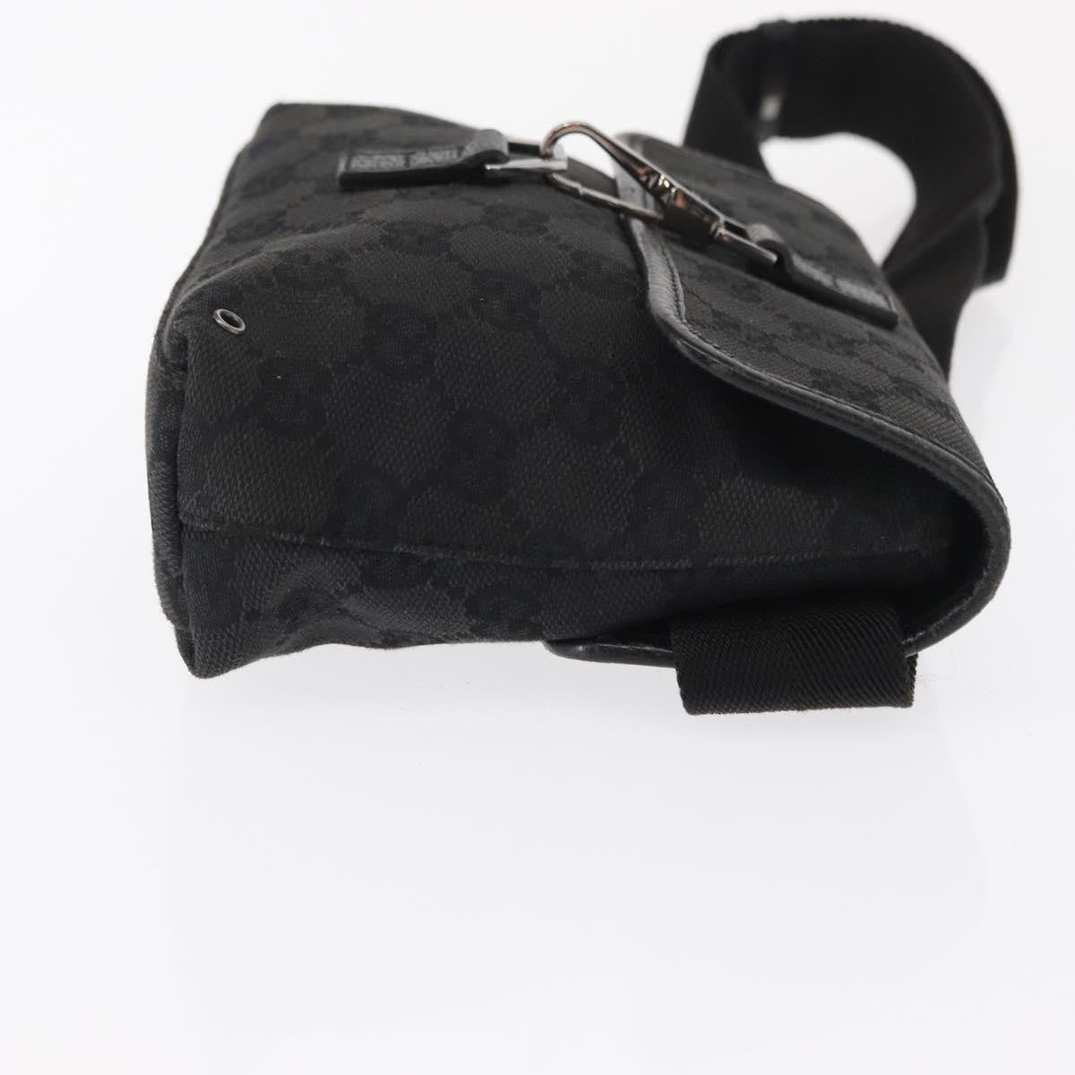Gucci Vintage Jackie Waist Bag GG Canvas, BLACK, CANVAS, Shoulder bag