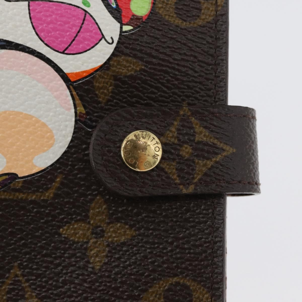 Louis Vuitton Agenda Cover Monogram Panda, Brown, Canvas, Wallet