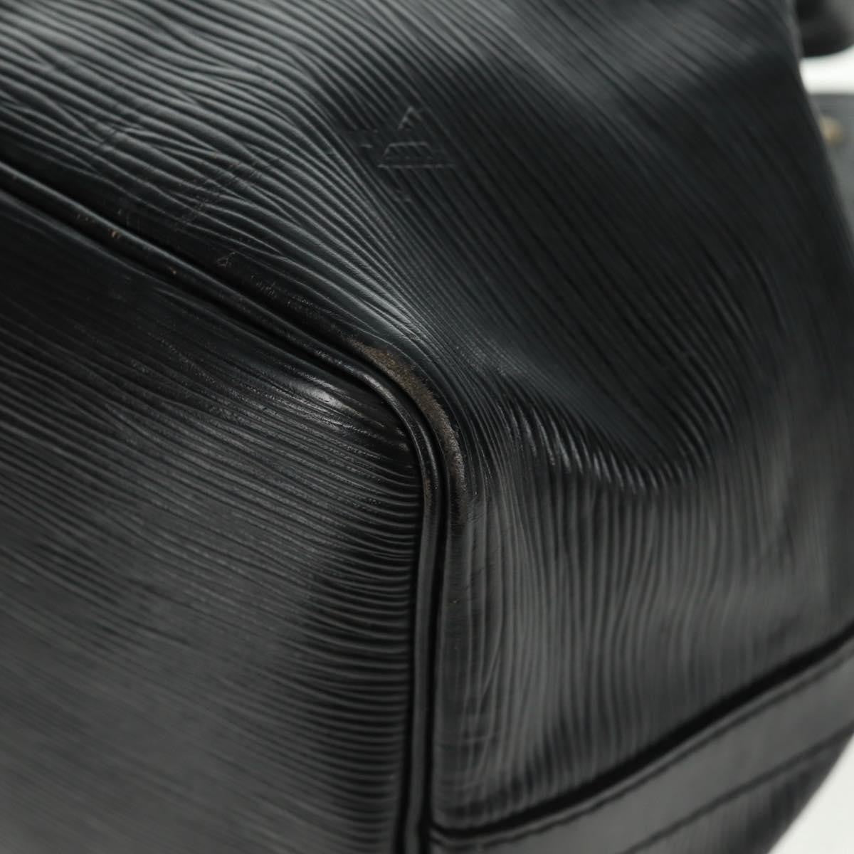 Louis Vuitton Petit Noe Handbag Epi Leather, BLACK, LEATHER, Shoulder bag