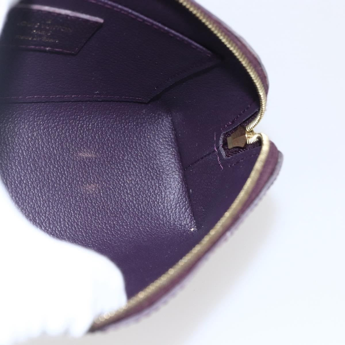 Louis Vuitton Cosmetic Pouch Monogram Empreinte Leather, BURGUNDY, LEATHER, Clutche & pouche