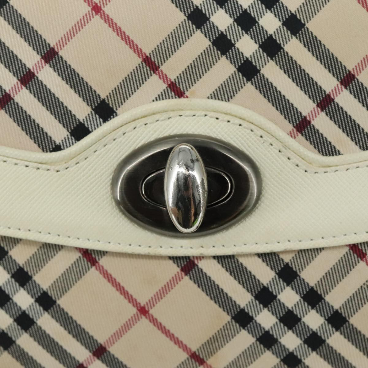 Burberry Shoulder Bag Nova Check Canvas, BEIGE, CANVAS, Shoulder bag