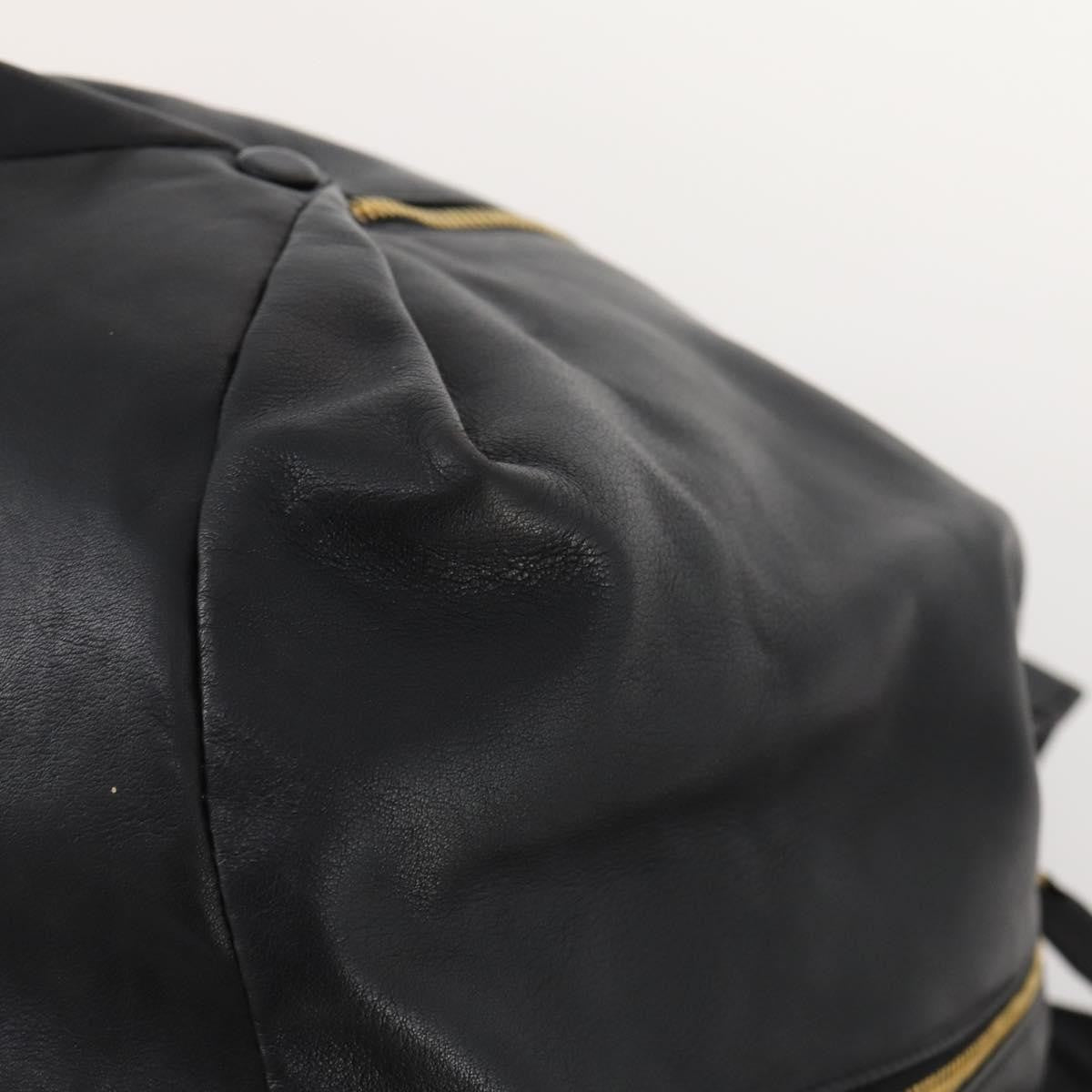Versace Vintage Shoulder Bag Leather, BLACK, LEATHER, Shoulder bag