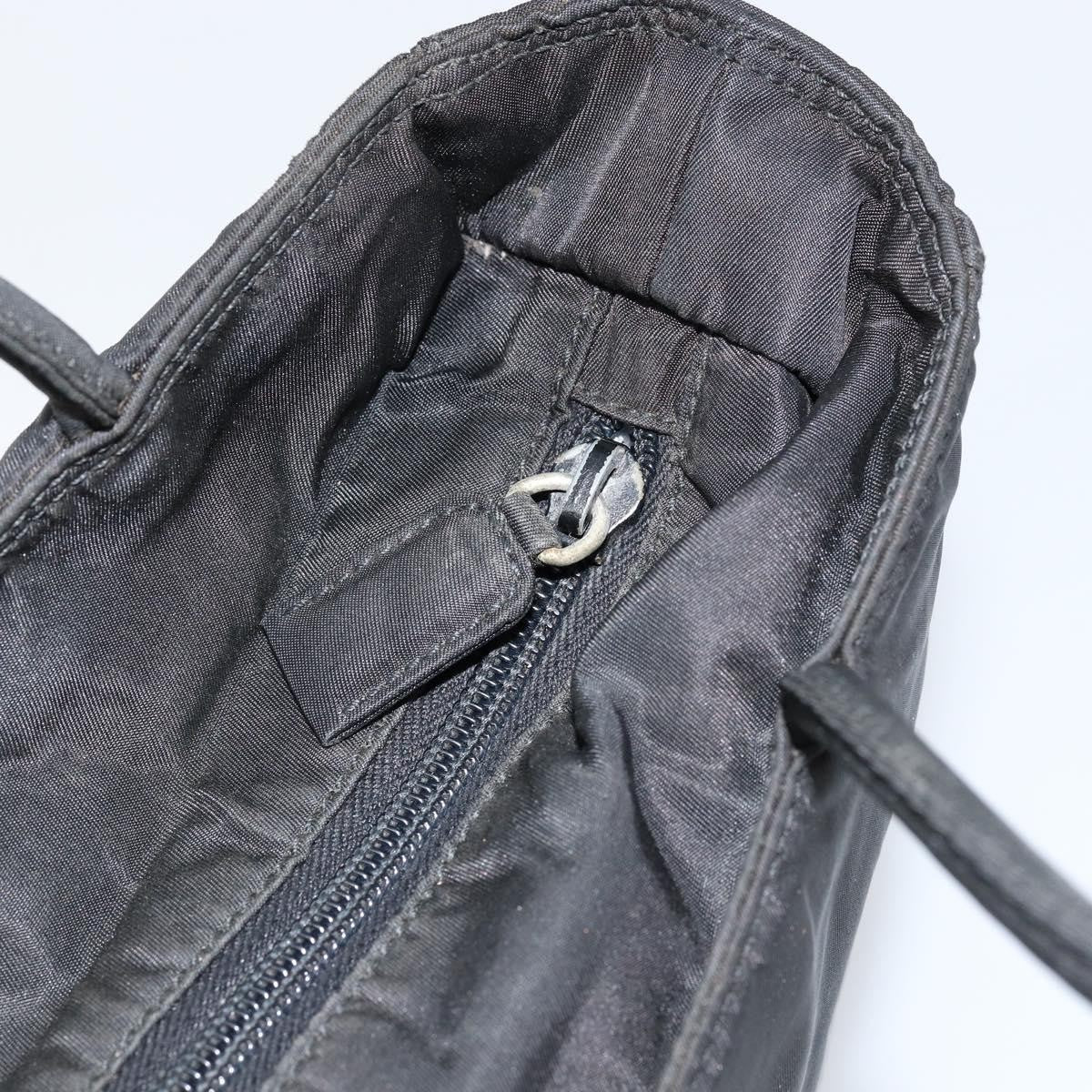 Prada Vintage Tote Tessuto, Black, Nylon, Tote Bag