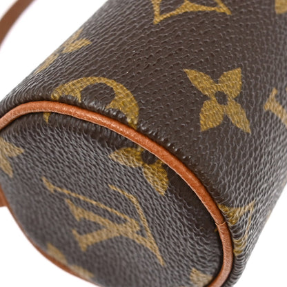 Louis Vuitton Papillon Pochette Monogram Canvas, Brown, Canvas, Clutch