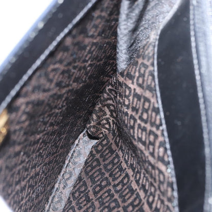 Bally Vintage Shoulder Bag Leather, BLACK, LEATHER, Shoulder bag