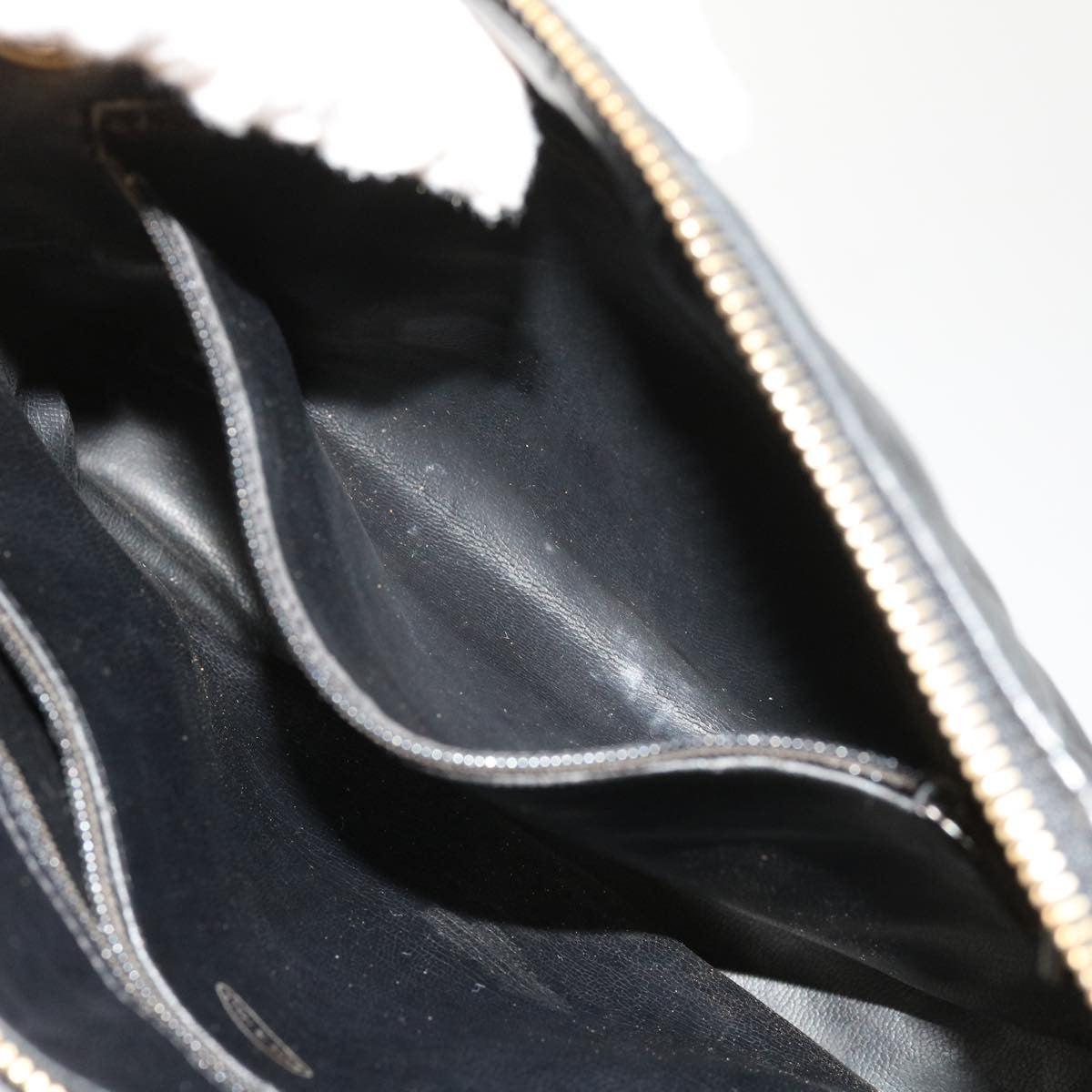 Chanel Chain Shoulder Bag Matelasse, BLACK, LEATHER, Shoulder bag