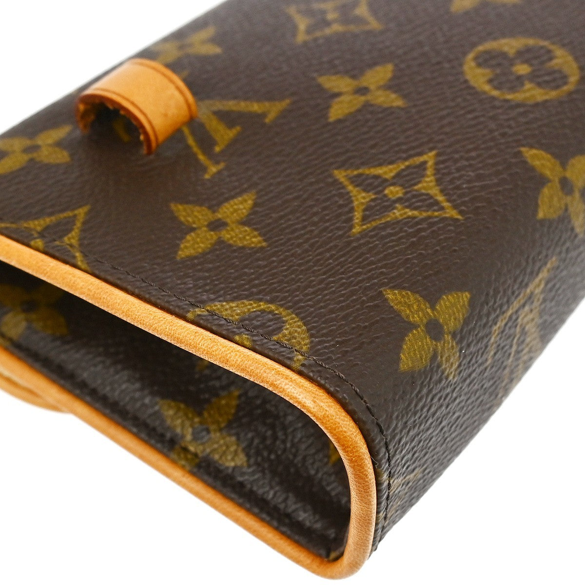 Louis Vuitton Florentine Pochette Monogram Canvas, Brown, Canvas, Clutch