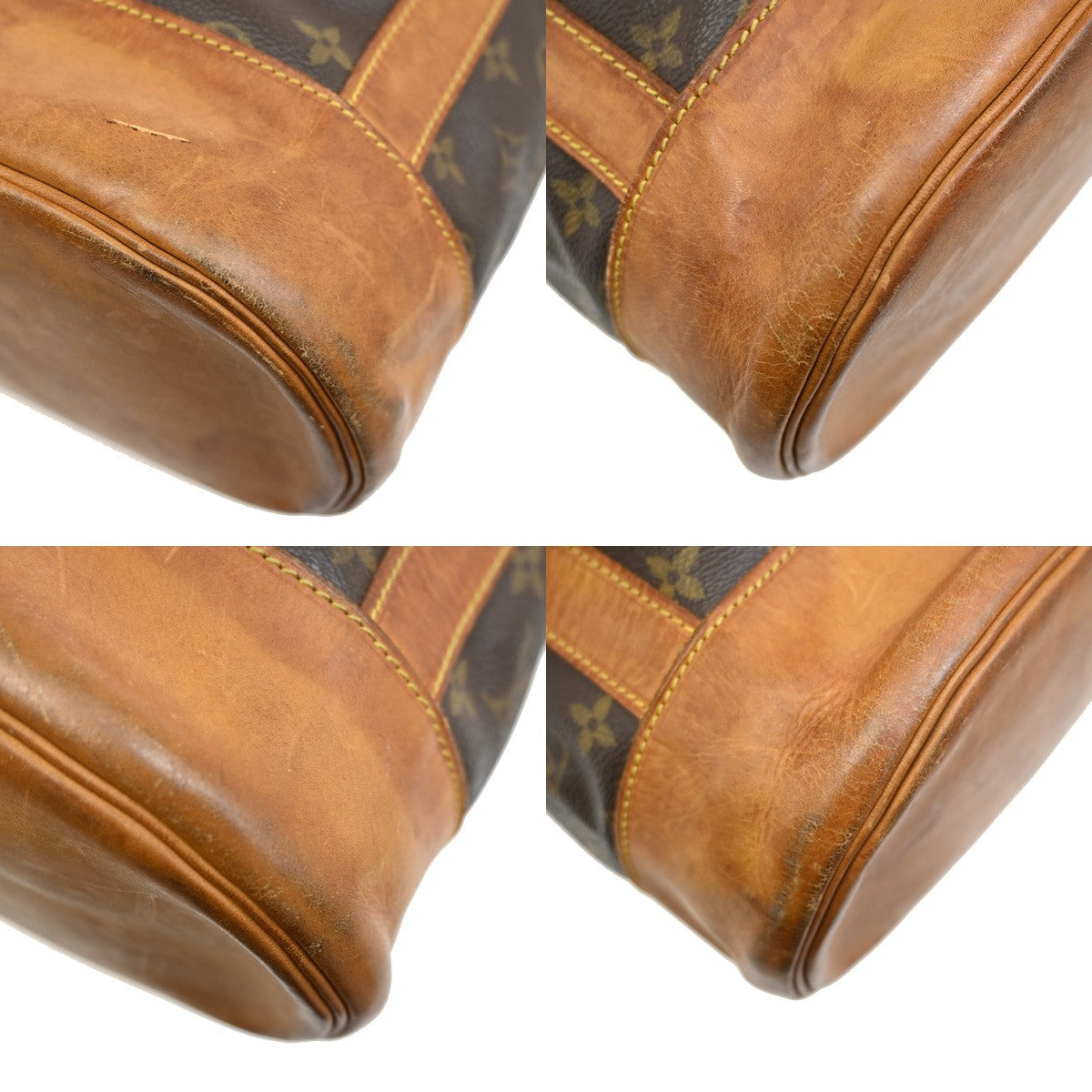 Louis Vuitton Randonnee Backpack Monogram Canvas, BROWN, CANVAS, Shoulder bag