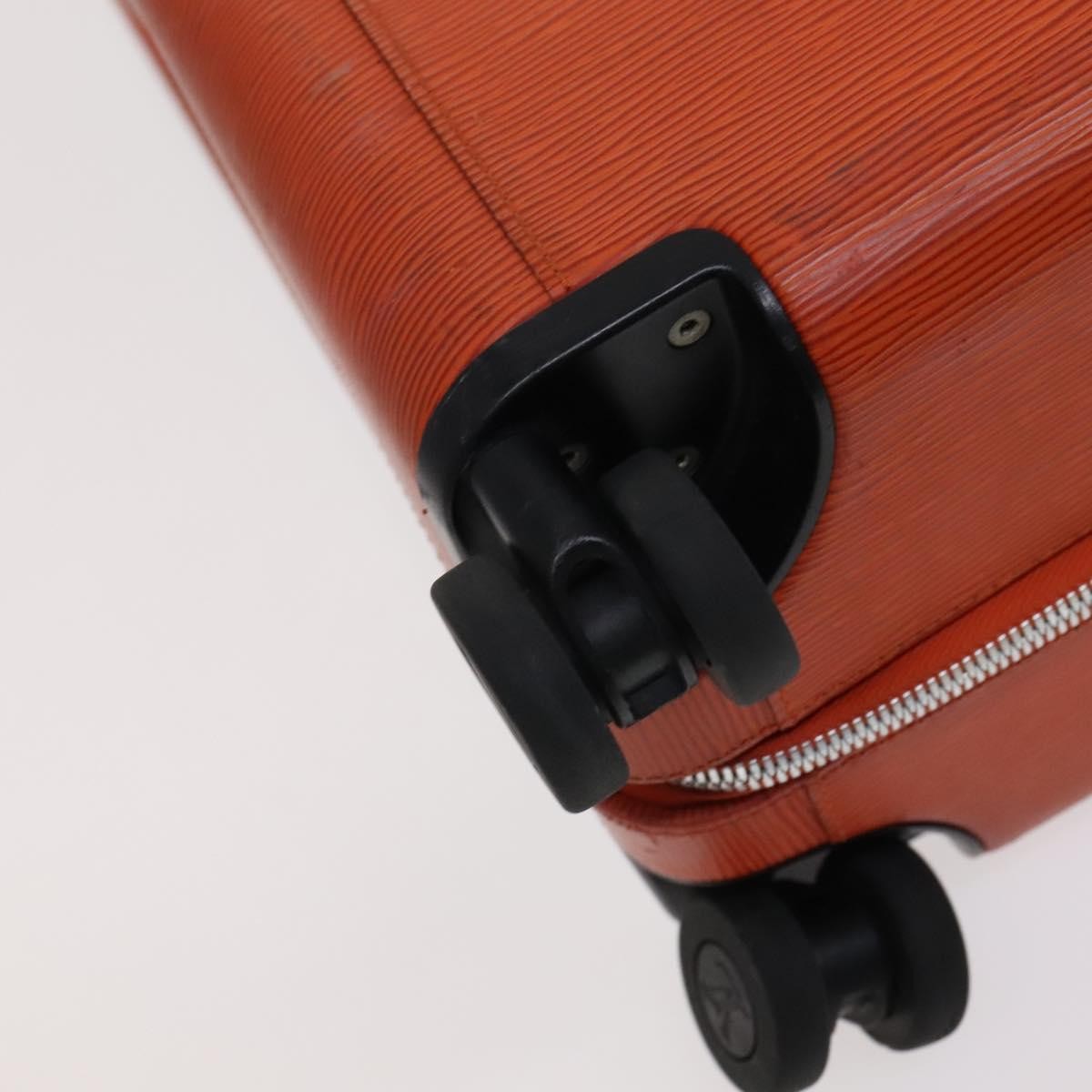 Louis Vuitton Horizon Luggage Epi Leather, ORANGE, LEATHER, Travel bag