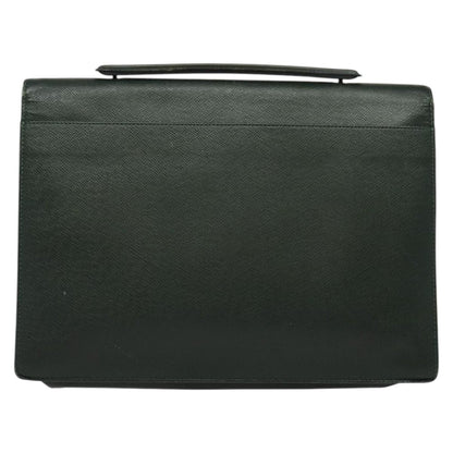 Louis Vuitton Porte-Documents Angara Briefcase Taiga Leather, GREEN, LEATHER, Briefcase