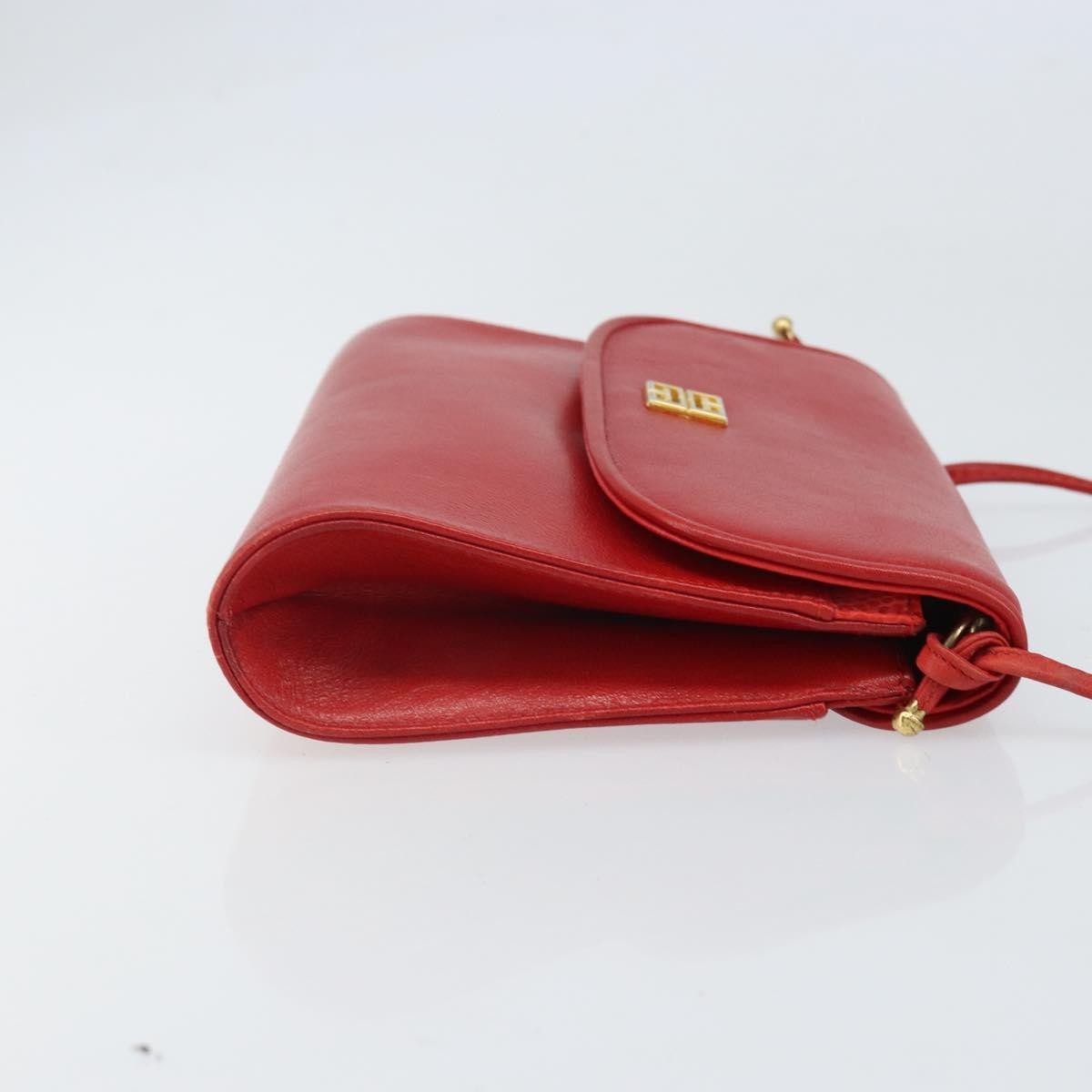 Givenchy Vintage 4G shoulder bag Leather, RED, LEATHER, Shoulder bag