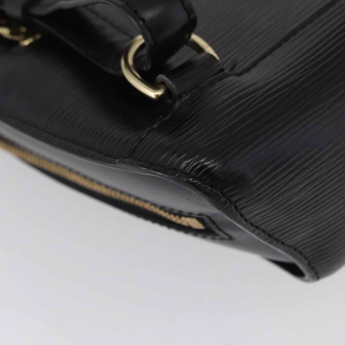 Louis Vuitton Mabillon Backpack Epi Leather, BLACK, LEATHER, Backpack
