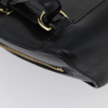 Louis Vuitton Mabillon Backpack Epi Leather, BLACK, LEATHER, Backpack