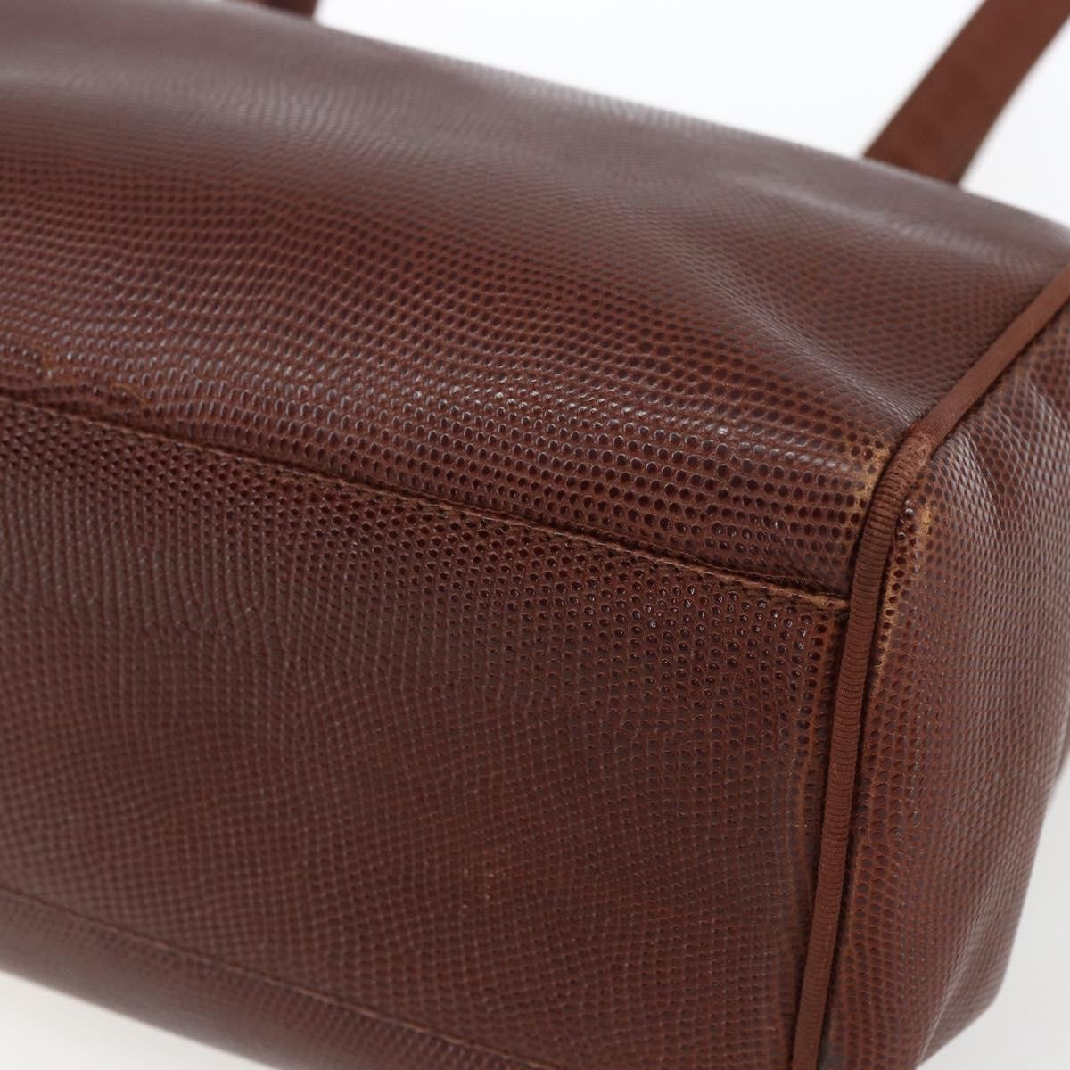 Salvatore Ferragamo Vala Shoulder Bag Leather, BROWN, LEATHER, Shoulder bag