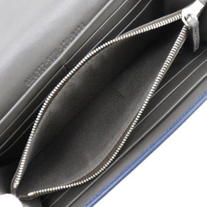 Fendi Peekaboo Wallet Leather, NAVY, LEATHER, Wallets