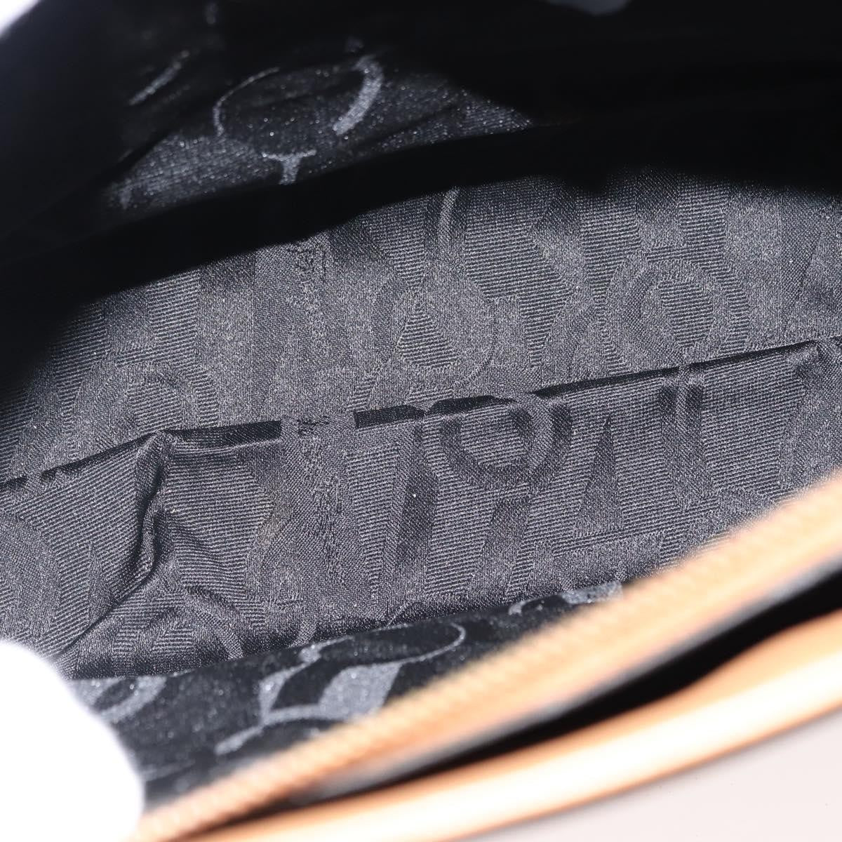 Salvatore Ferragamo Gancini Shoulder Bag Leather, BEIGE, LEATHER, Shoulder bag