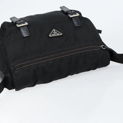 Prada SHOULDER BAG NYLON Black, BLACK, NYLON, Shoulder bag