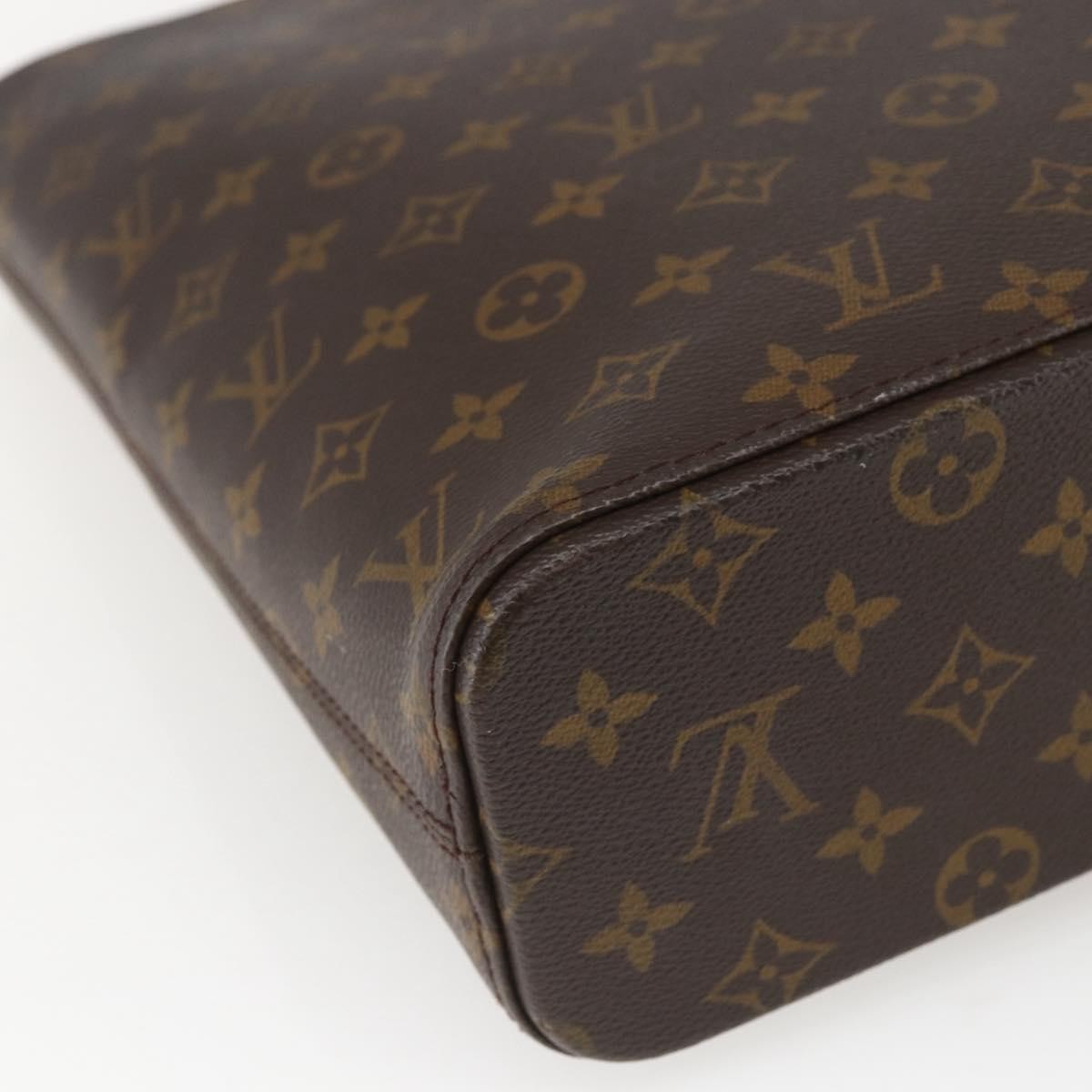 Louis Vuitton Luco Handbag Monogram Canvas, BROWN, CANVAS, Tote bag