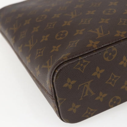 Louis Vuitton Luco Handbag Monogram Canvas, BROWN, CANVAS, Tote bag