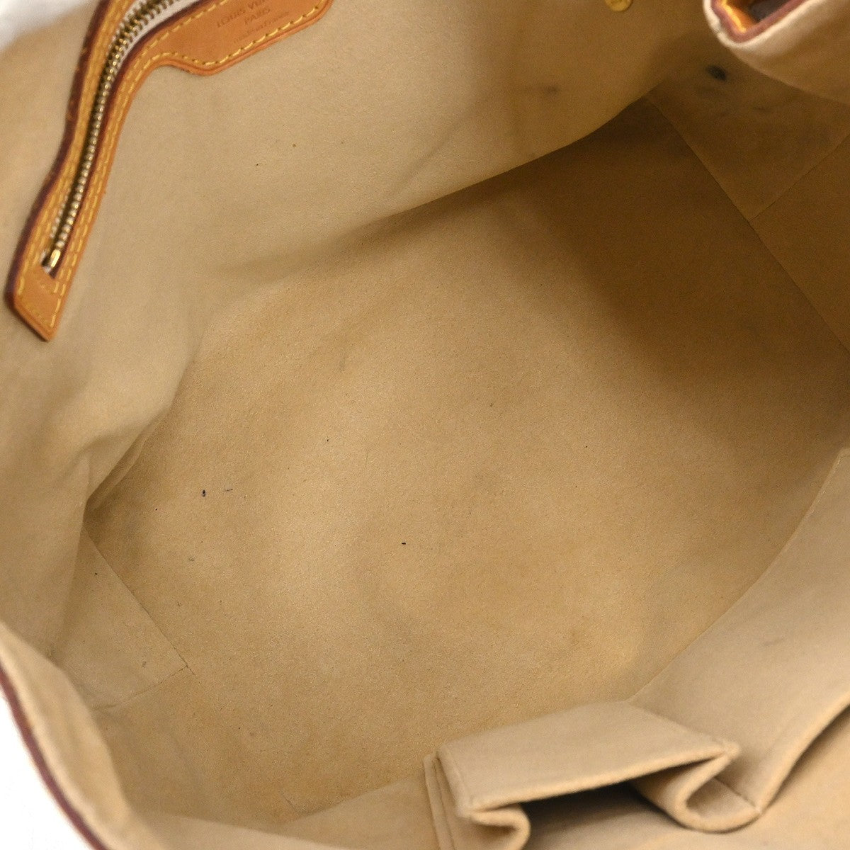 Louis Vuitton Hampstead Handbag Damier, White, Canvas, Tote Bag