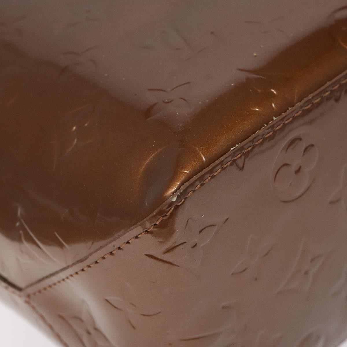 Louis Vuitton Reade Handbag Monogram Vernis, Brown, Patent Leather, Handbag