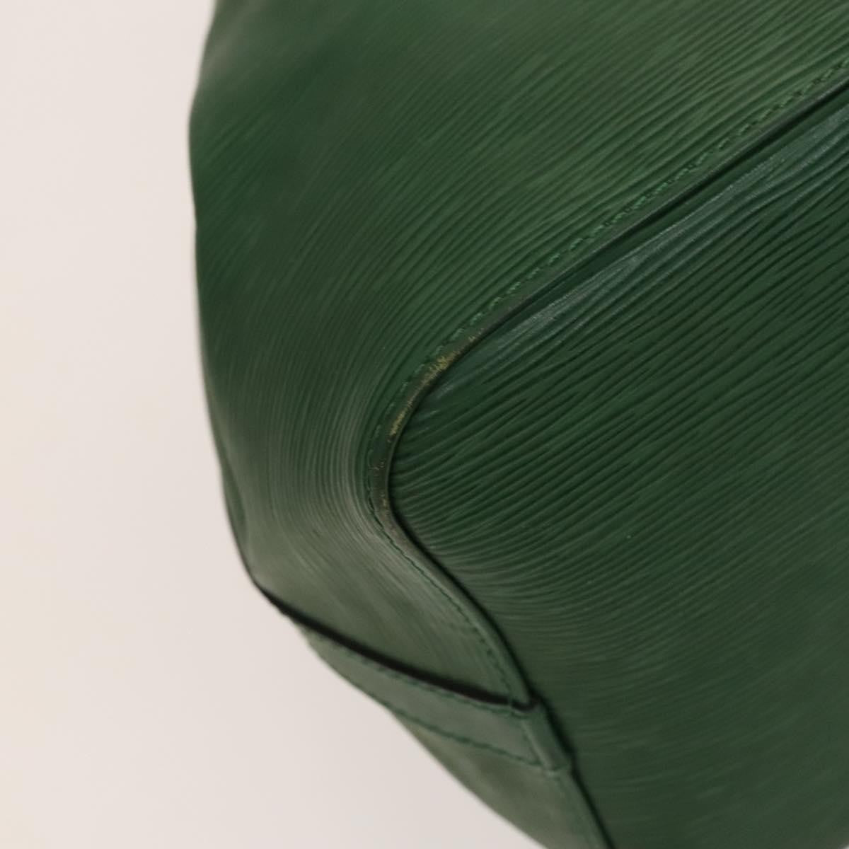 Louis Vuitton Petit Noe Handbag Epi Leather, GREEN, LEATHER, Shoulder bag