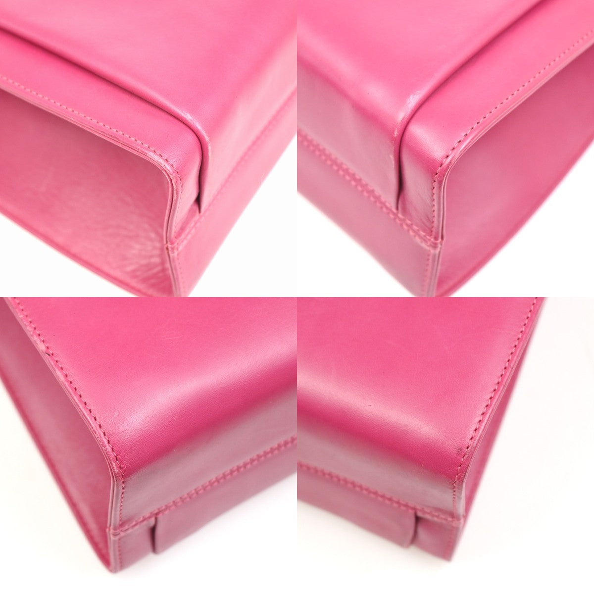 Salvatore Ferragamo Vintage Shoulder Bag Leather, PINK, LEATHER, Shoulder bag