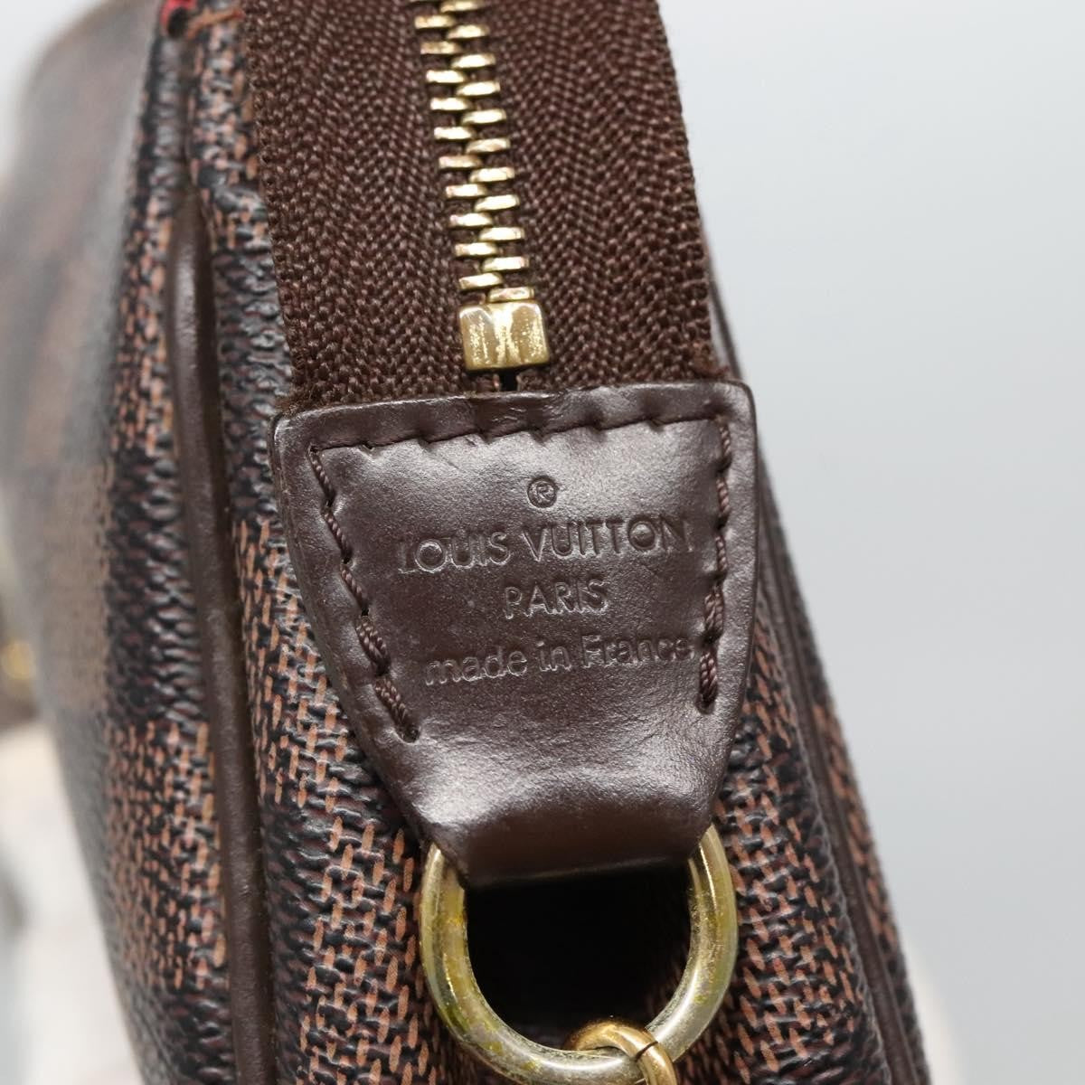 Louis Vuitton Eva Handbag Damier, BROWN, CANVAS, Shoulder bag