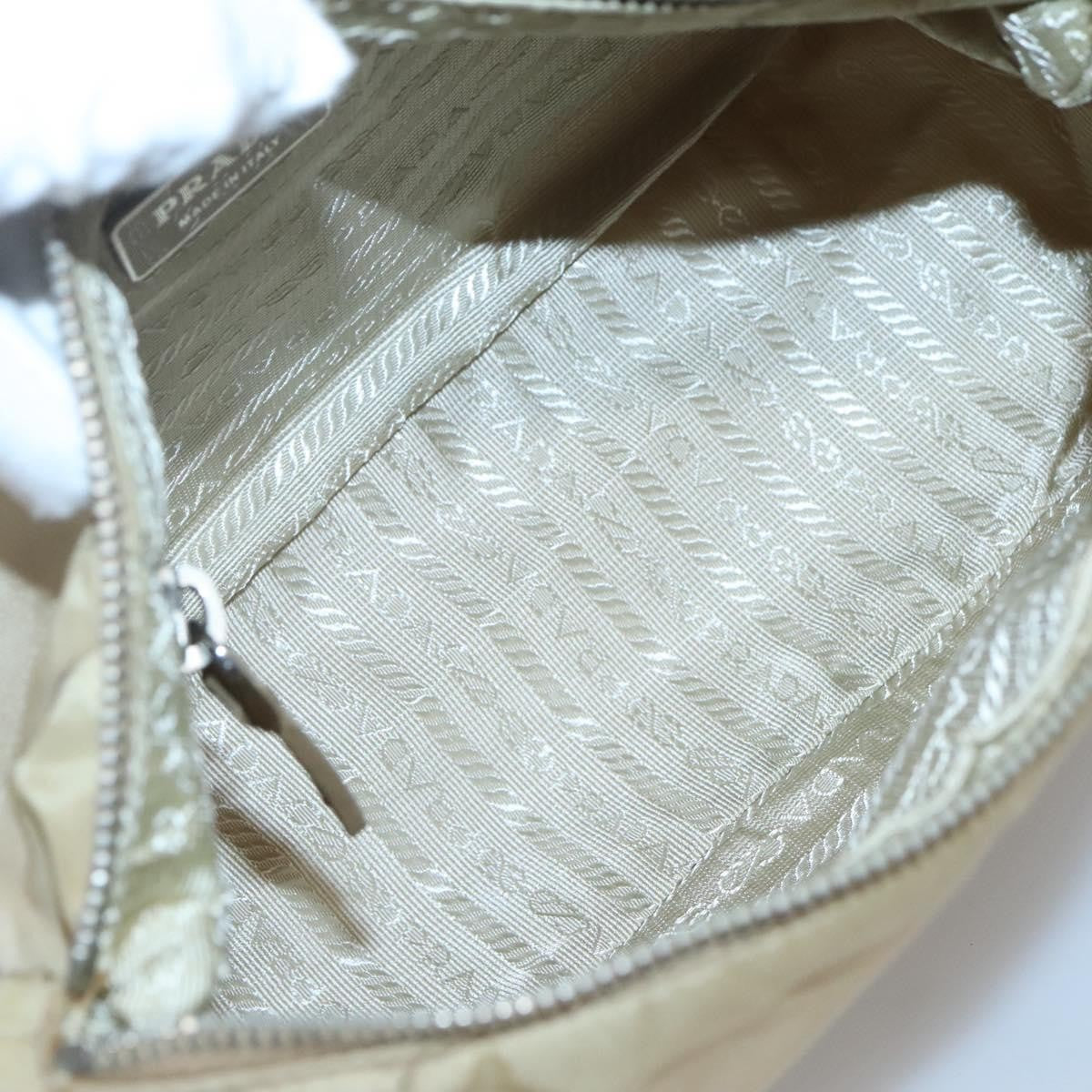 Prada Hobo Tessuto, BEIGE, NYLON, Shoulder bag