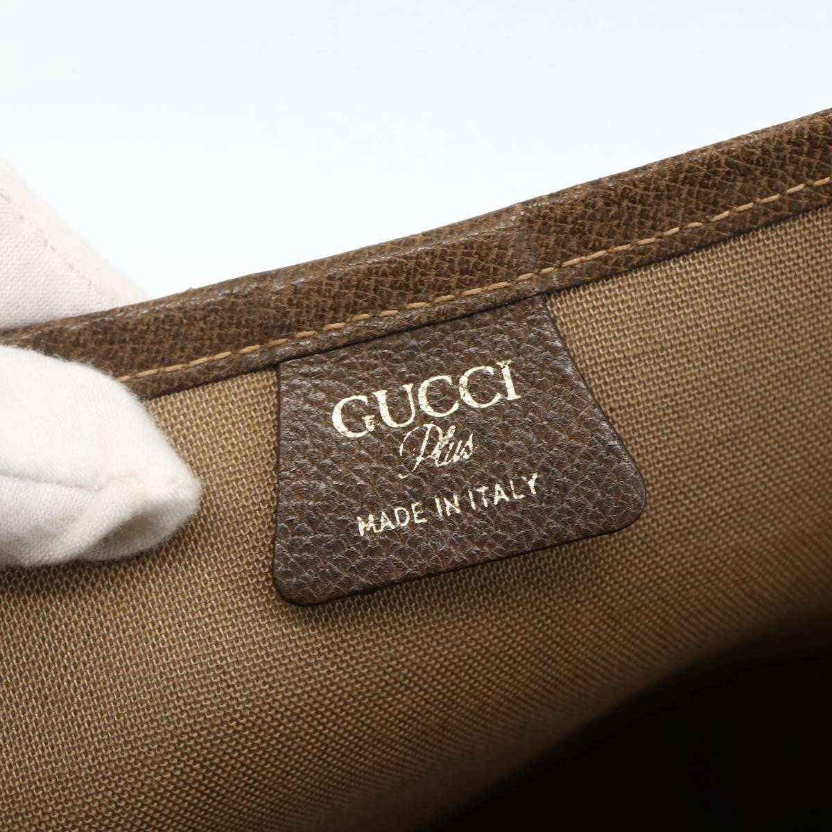 Gucci Ophidia Front Pocket Shopper Tote GG Coated Canvas, Beige, Canvas, Tote Bag