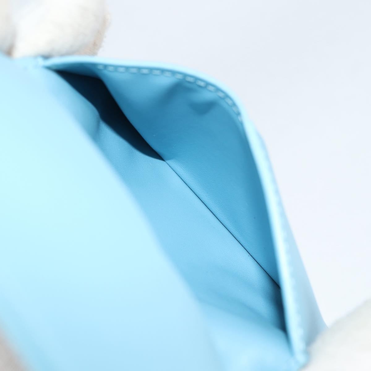 Louis Vuitton pocket organizer Leather, BLUE, LEATHER, Card Holders