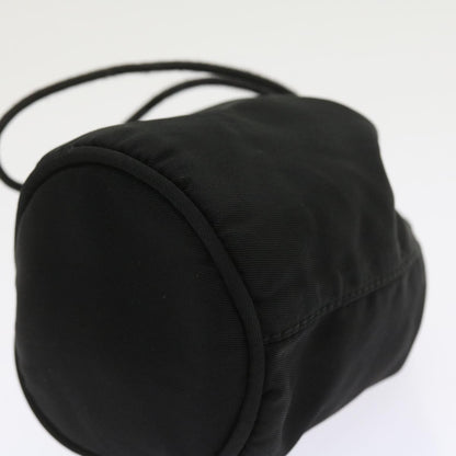 Prada Drawstring Crossbody Pouch Tessuto, BLACK, NYLON, Clutche & pouche