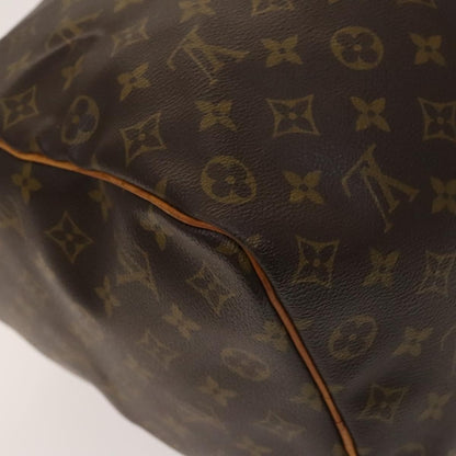 Louis Vuitton Keepall Bag Monogram Canvas, BROWN, CANVAS, Travel bag
