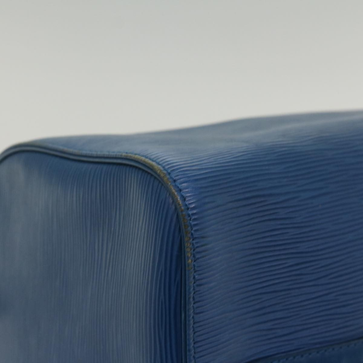 Louis Vuitton Speedy Handbag Epi Leather, BLUE, LEATHER, Handbag
