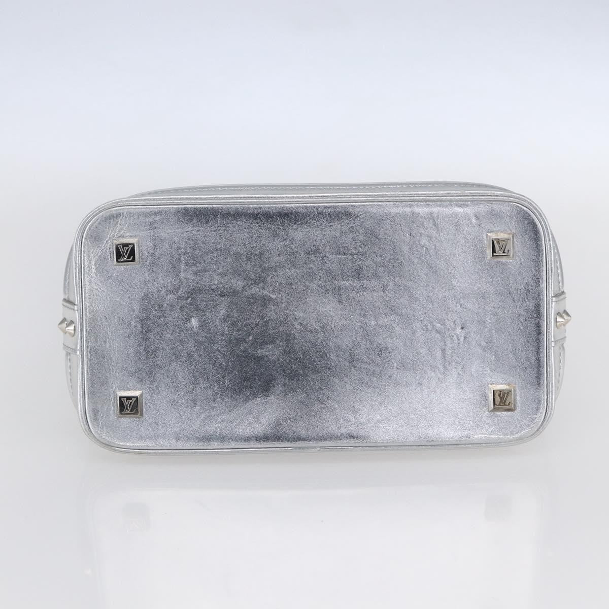 Louis Vuitton Suhali Lockit Handbag Leather, SILVER, LEATHER, Handbag