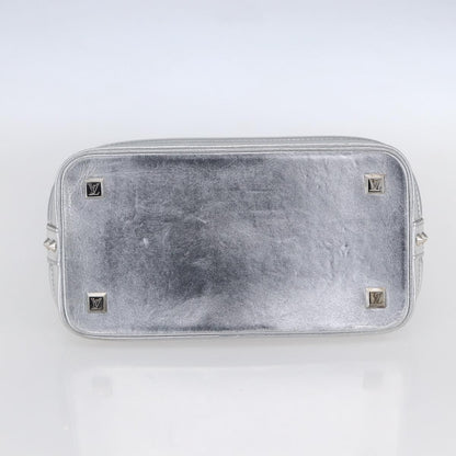Louis Vuitton Suhali Lockit Handbag Leather, SILVER, LEATHER, Handbag