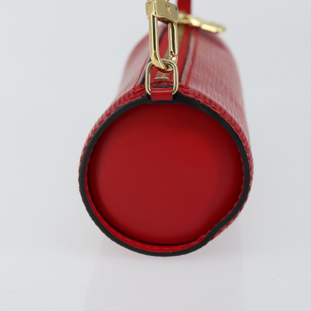 Louis Vuitton Soufflot Pochette Epi Leather, RED, LEATHER, Clutche & pouche