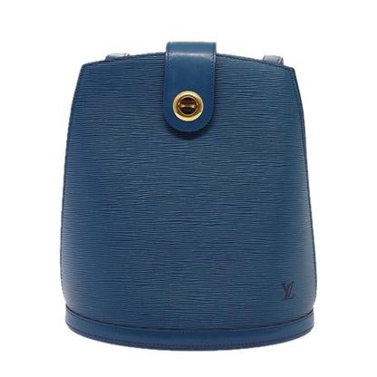 Louis Vuitton Cluny Shoulder Bag Epi Leather, BLUE, LEATHER, Shoulder bag