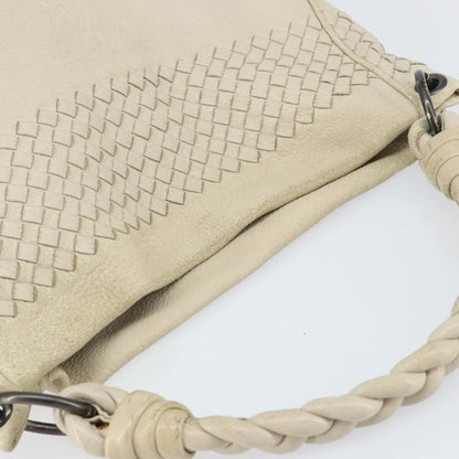 Bottega Veneta Intrecciato Shoulder bag Leather, BEIGE, LEATHER, Shoulder bag