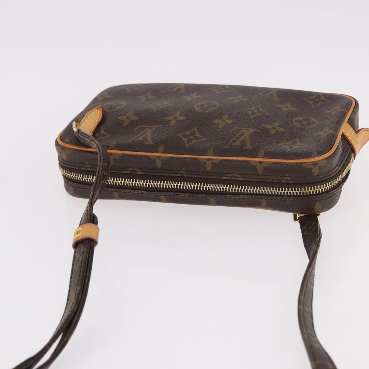 Louis Vuitton Pochette Marly Bandouliere Bag Monogram Canvas, Brown, Canvas, Clutch