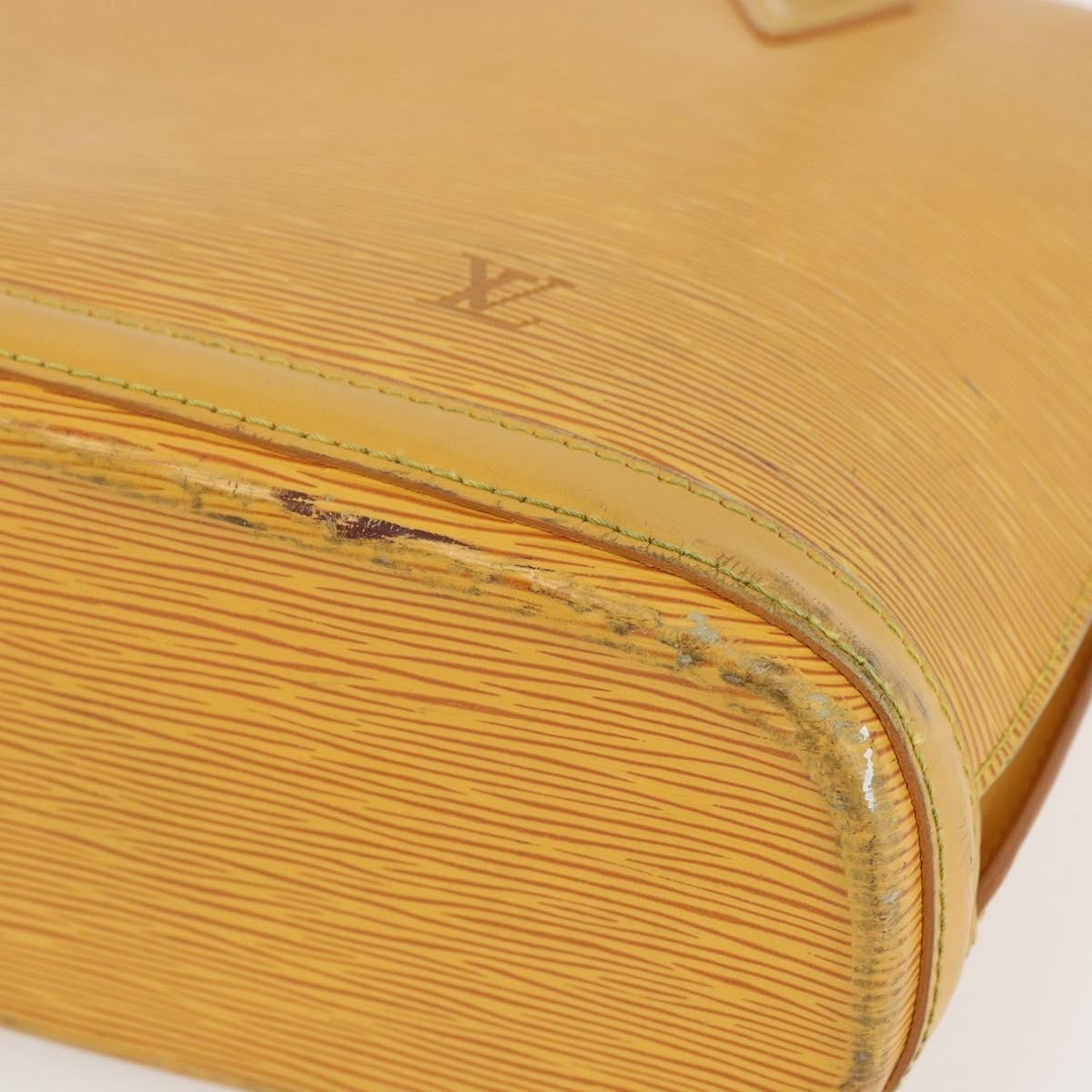 Louis Vuitton Lussac Handbag Epi Leather, YELLOW, LEATHER, Shoulder bag