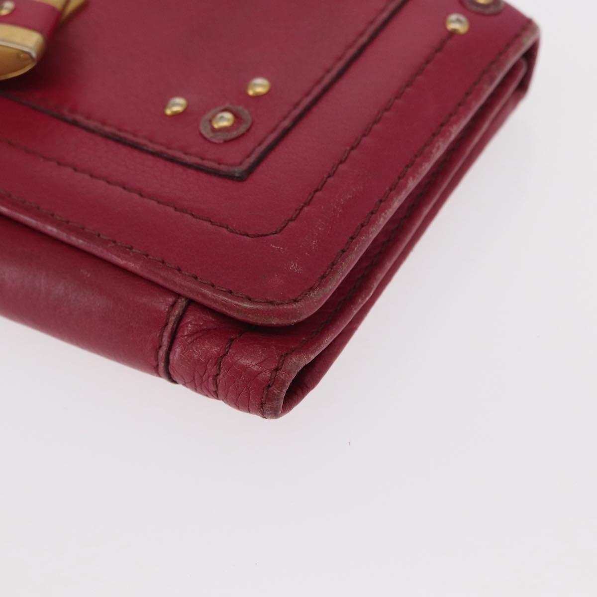 Chloe Paddington Wallet Leather, PINK, LEATHER, Wallets
