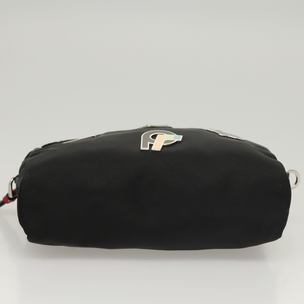 Prada Zip Pouch Tessuto, SILVER, NYLON, Clutche & pouche